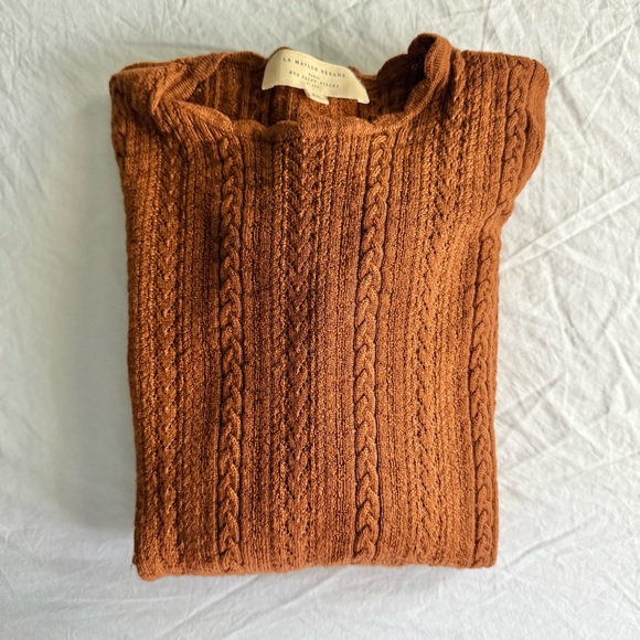 Sezane Ornella Jumper XS Hazelnut - Wool Sweater - Picture 5 of 14
